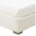 Carolina Cream Velvet Tufted Bed