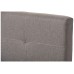 Baxton Studio Brandy Gray Fabric Platform Bed