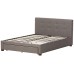 Baxton Studio Brandy Gray Fabric Platform Bed