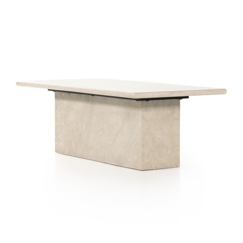 Arum Coffee Table-Cream Marble