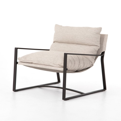 Avon Outdoor Sling Chair-Bronze/Sand